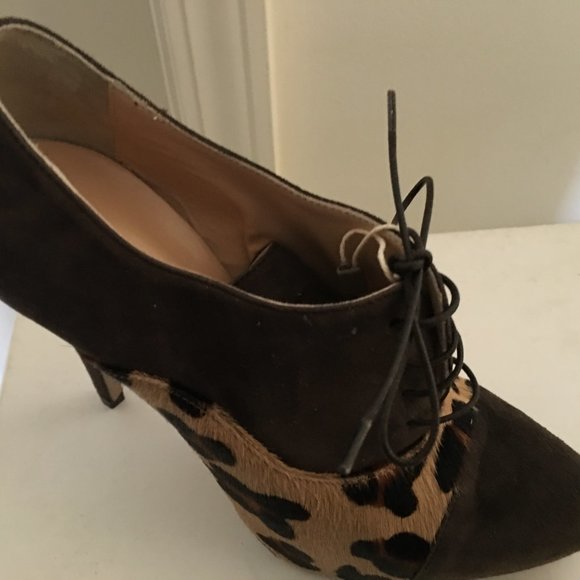 SPAZIO MODA Leopard Print Oxford Pump EU40/US8.5 or 8 - Picture 3 of 4
